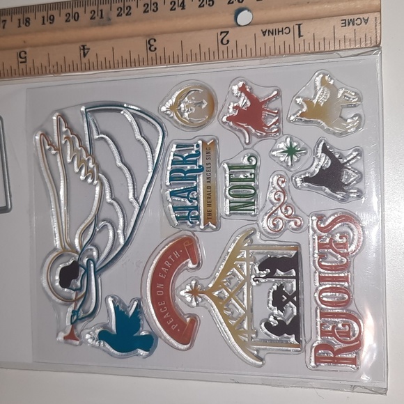 Christmas Stamp and Die set. - Picture 2 of 5